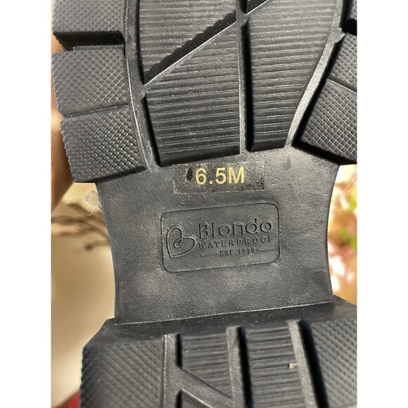 Womens Black Suede Lace-up Combat Boots Chunky Lug Sole Ankle Winter Booties 6.5 - Picture 10 of 14